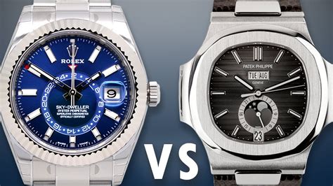 rolex sky dweller vs patek philippe|Rolex vs patek reddit.